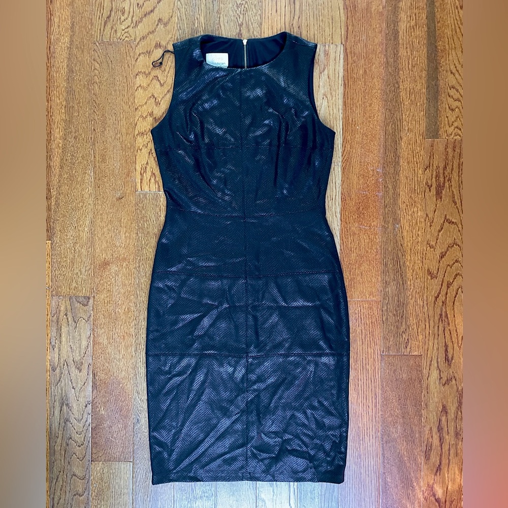 Sleeveless Black Midi Dress